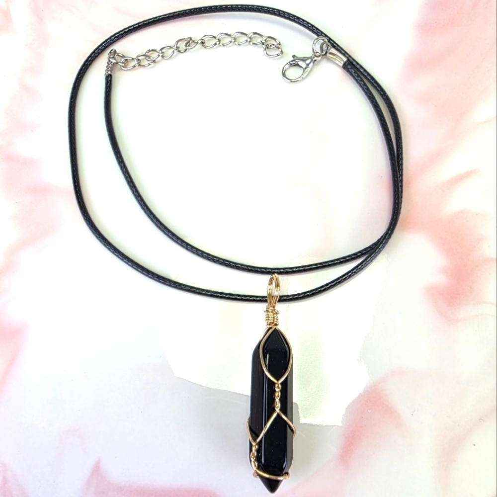 Natural Stone Pendant Necklace​